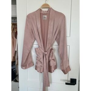 Aritzia Little Moon Silk Kimono Jacket
